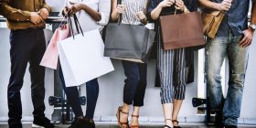 shopping-bags-and-a-group-of-multiethnic-shoppers